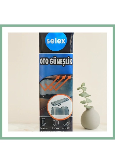 Bşkvirgo Vantuzlu Oto Güneşlik 130x60 Cm Balonlu Lüks Bsk2026 Standart