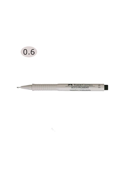 Faber-castell Çizim Kalemi Ecco Pigment 0.6 Mm Siyah 16 66 99