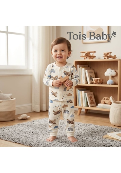 Tois Baby Organik Hastane Çıkışı Bebek Takımı Beyaz