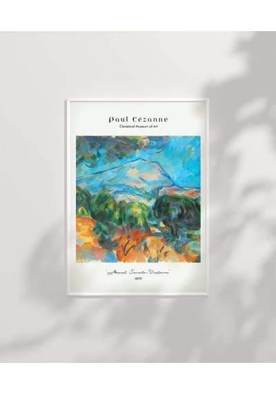 Çerçevesiz Poster Paul Cézanne Sainte-victoire Dağı