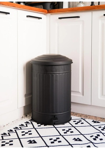 The Mia Çöp Kovası Mutfak 37 Litre Siyah MGL0002 Siyah