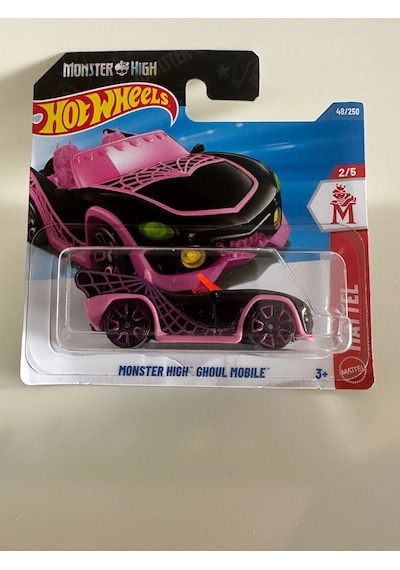 Hot Wheels Monster High Ghoul Mobile Pembe