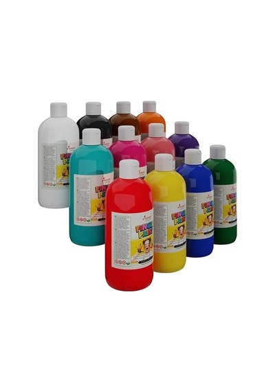 Tüm Renkler Parmak Boyası 12&apos Li Set 12x500gr Diğer