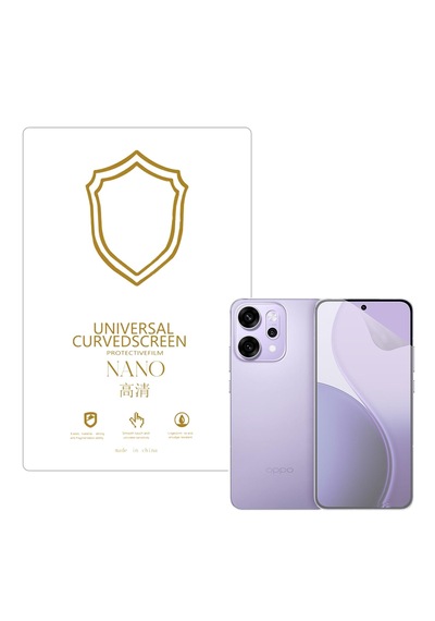 Oppo Reno 14 Pro İle Uyumlu Full Tpu Nano Ön Ekran Koruma Filmi - Ekm101