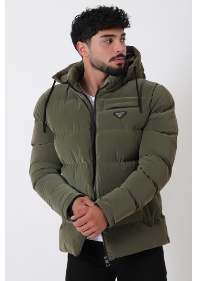 Stilkombin Cep Fermuarlı Armalı Nova Kışlık Şişme Mont Pldp 2959-nm 50451 Haki