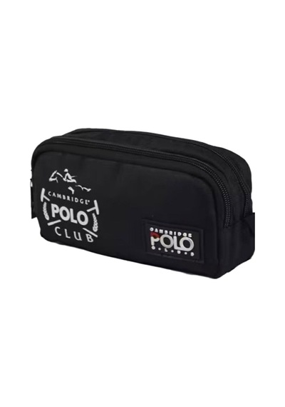 Cambridge Polo Urban Çift Bölmeli Kalem Çantası Siyah 3023 Çok Renkli