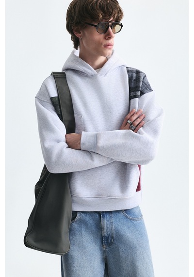 Vamos Boxy Fit Yama Detaylı Sweatshirt Çok Renkli