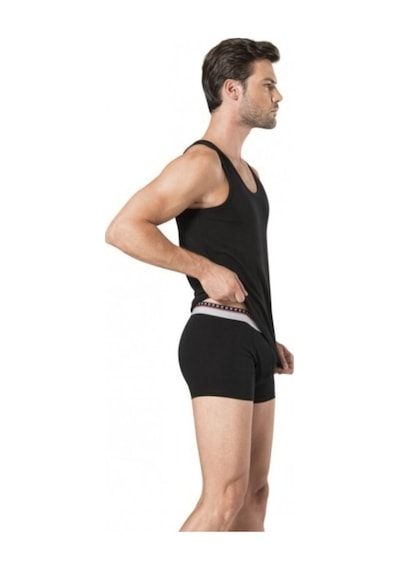 Pierre Cardin 155 Erkek Atlet Boxer Takım - Siyah