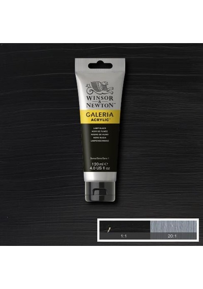 Winsor & Newton Galeria Akrilik Boya 120 Ml. 337 Lamp Black