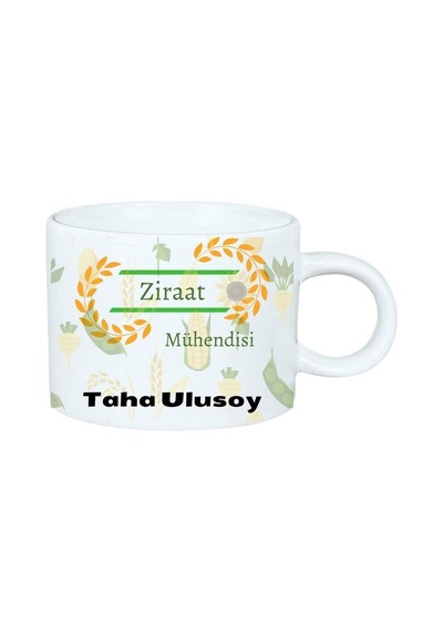Ziraat Mühendislerine Özel Motto Kahve Fincanı Saydam