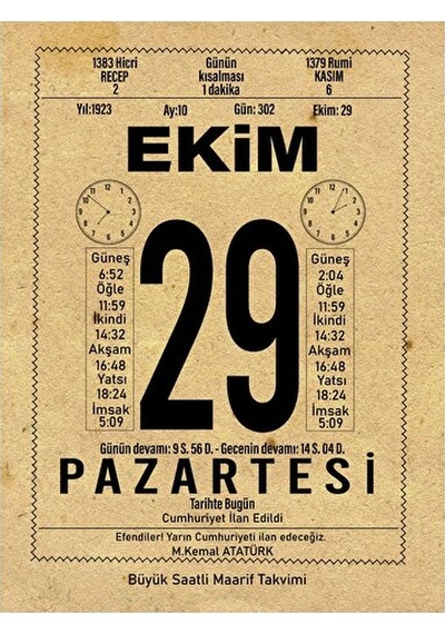 Takvim Yaprakları Ile Atatürkün Hayatı 16 Lı Ahşap Tablo Seti, At