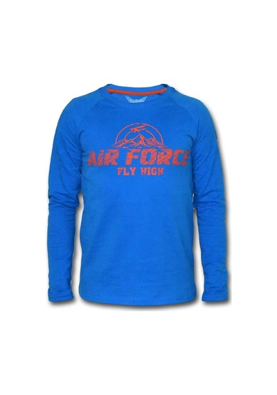 Fly High Kadın Uzun Kollu Sweatshirt - Mavi