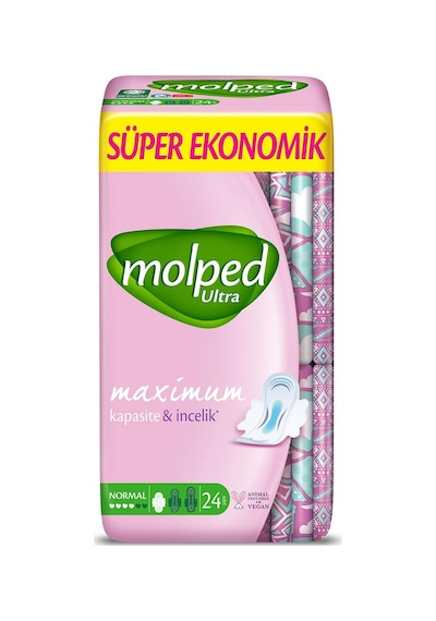 Molped Ultra Hijyenik Ped Anatomik Normal Süper Ekonomik 24 Adet