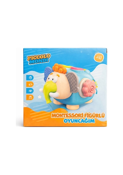 Montessori Figürlü Eğitici Duyu Oyuncağı 4+ Ay