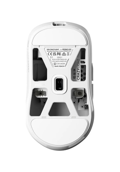 X2h Crazylight Uyuni White Size 1 Mini 8k Hz Xs-1 Sensör Kablosuz Simetrik Gaming Mouse Px2hcl102 Diğer