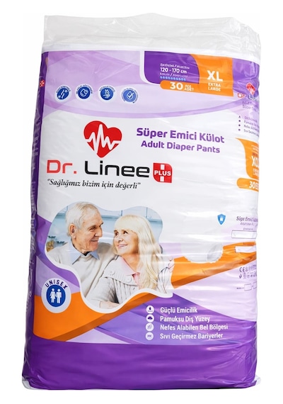 Drlinee Hasta Bezi Emici Külot 30'lu M XL