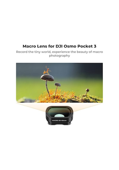 K&f Concept Osmo Pocket 3/4 Için 10x Makro Lens Yakın Çekim Filtresi - Ekran Koruyucu