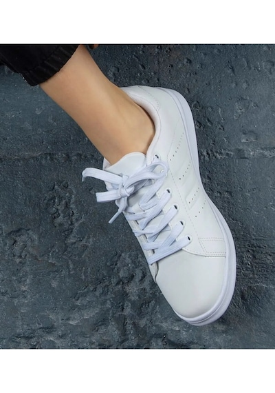 Jump 15306-15307 Beyaz Kadın Sneaker Günlük Spor Ayakkabı Beyaz
