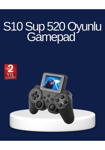 2025 S10 Gamepad 520 Klasik Retro Oyunlu Tv Bağlantılı A Kalite Orijinal