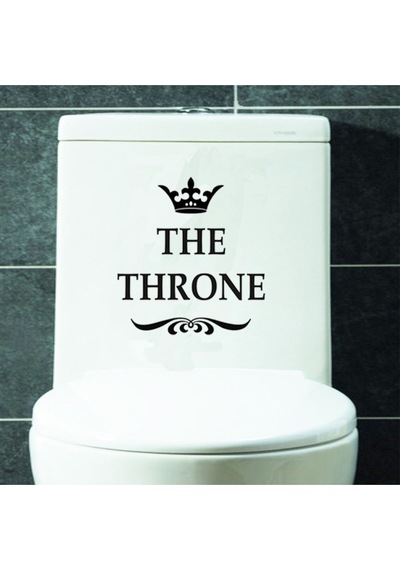 Taht Oyunları The Throne Klozet Kapağı Banyo Wc Sticker 23x23 Cm