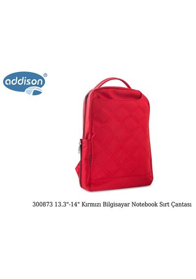 Addison 13"14" Sırt Çanta Açık Kırmızı