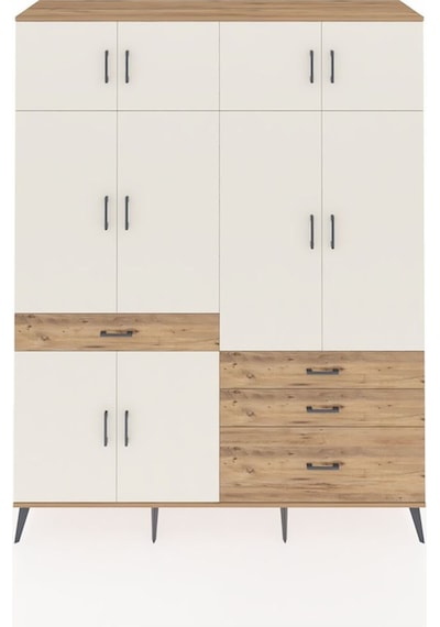 Hyperion Gardrop 5 Raflı 4 Çekmeceli 2 Askılı 176x44x221 Çam-aytaşı/çam Aytaşı/çam Hyperion Gardrop 5 Raflı 4 Çekmeceli 2 Askılı 176x44x221 Çam-aytaşı/çam Aytaşı/çam