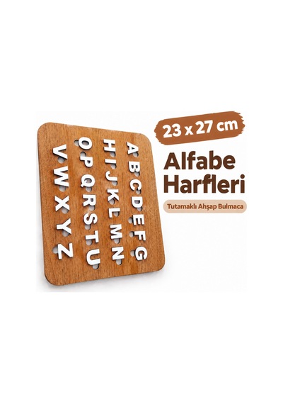 Ahşap Alfabe Şekiller Eğitici Çocuk Bulmaca 23x27 Cm Seti Eğlenceli Oyun Eğitici Set İçin Seo Pazaryeri İçin Tanıtımlı Görseller Oluştur