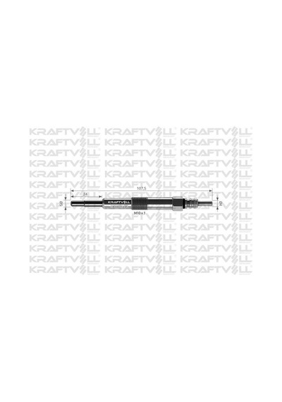 Kraftvoll 05030125 Kızdırma Bujisi Discovery 2 L318 2.5 Td5 98-03 Err6066