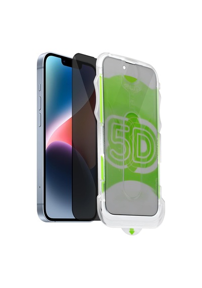 İphone 11-xr Uyumlu Kolay Uygulama Aparatlı Hayalet Tam Kapatan Cam Ekran Koruyucu