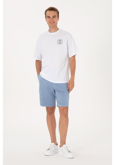 U.s. Polo Assn. Erkek Mavi Şort Örme 50298037-vr036 Mavi