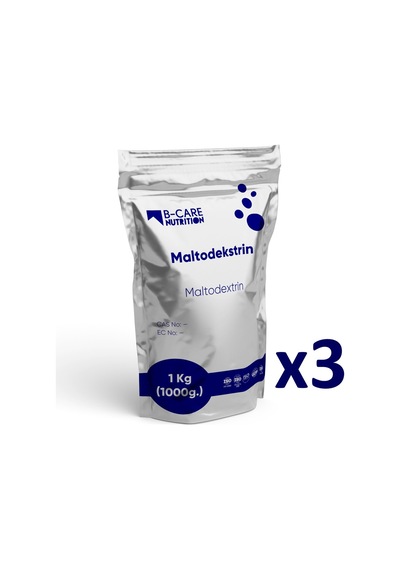 B-care Nutrition Maltodekstrin Maltodextrin Aromasız, Saf Ve Katkısız Avrupa Menşei 3 Kg