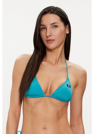 Calvin Klein Trıangle-rp Mavi Kadın Bikini Üstü