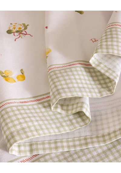 Monela %100 Pamuk Masa Örtüsü - Sarı - 160x160 Cm 8684427310120 Çok Renkli