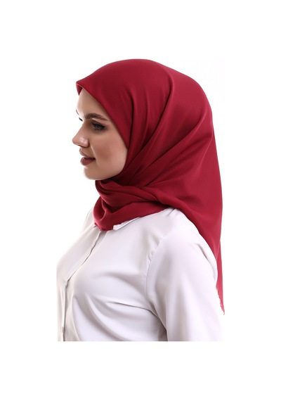Pamuklu Pano Düz Desensiz Örtü Kırmızı