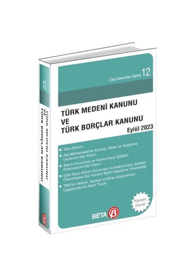 Türk Medeni Kanunu Ve Türk Borçlar Kanunu - Mydr-627114