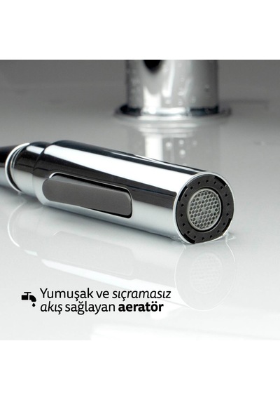 Deante Momı R73n Mutfak Armatürü, U Tipi, Spiralli Başlık, Altın Renk