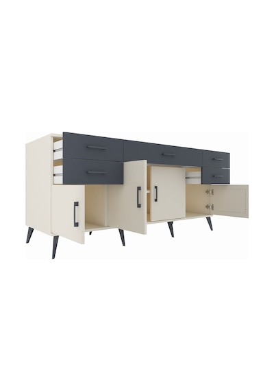 Kronos Konsol Tek Raflı 5 Çekmeceli 4 Kapaklı 176x59x83 Aytaşı-aytaşı/antrasit Aytaşı/antrasit Kronos Konsol Tek Raflı 5 Çekmeceli 4 Kapaklı 176x59x83 Aytaşı-aytaşı/antrasit Aytaşı/antrasit