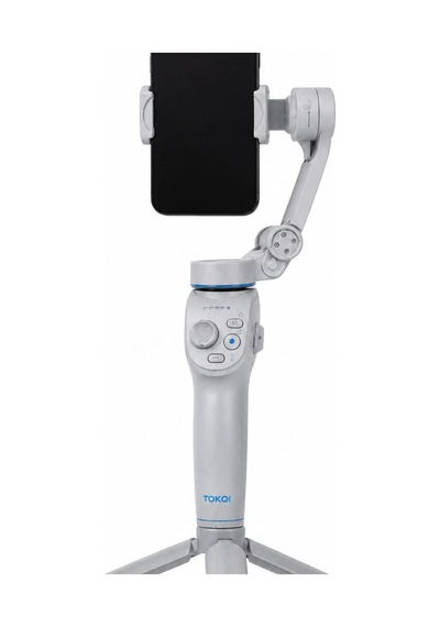 3 Eksenli Telefon Gimbali Aı Takip, Led Işık, Tripod Ve Bluetooth Kontrol