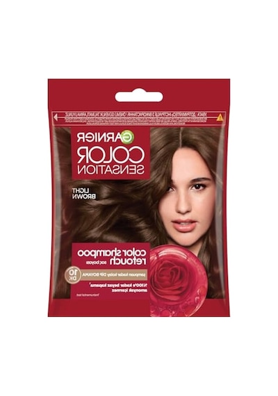 Garnier Color Shampoo Retouch Şampuan Kolaylığında Dip Boyası, Açık Kahve 5.0