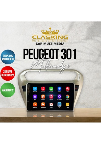 Peugeot 301 Bal Köpüğü 2 Gb Ram 32 Gb Hafıza Androıd Multımedıa