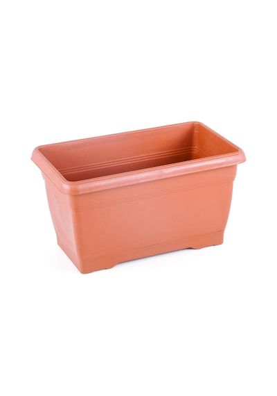 V610 Villa Balkon Saksı Tabaklı 32cm, 6 Litre Kiremit