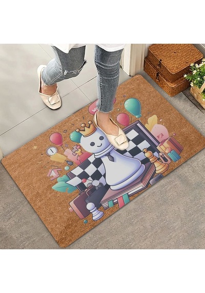 Valerine Life Satrançlı Welcome Kapı Önü Paspası 45x70cm