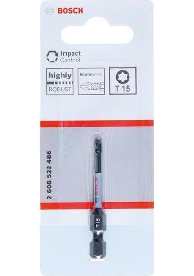 Bosch Impactc Torx Bits Ucu T15x50 Mm 1'li 2608522486