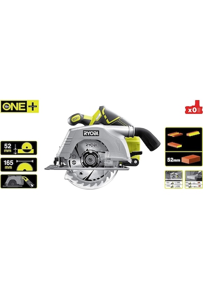 Ryobi R18CS-0 Akülü Daire Testere (Akü & Şarj Hariç) - 5133002338