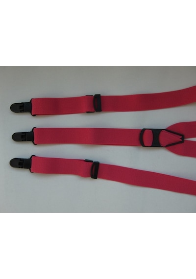 Fuşya Bayan Pantolon Askısı 2.5 Cm Genişliğinde Fuşya