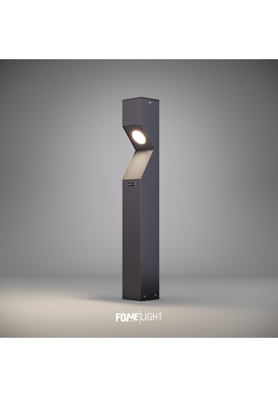 Fonelight Dualluz Bahçe Aydınlatması Antrasit 75 Cm Antrasit
