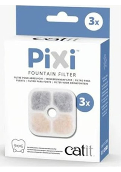 Catix Pixi Otomatik Kedi Su Kabı Yedek Filtre Kartuşu 3'lü