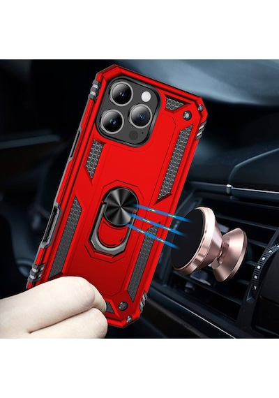 Zore Apple Uyumlu iPhone 16 Pro Max Kılıf Vega Kapak-mavi Mavi