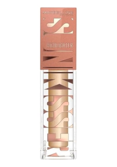 Maybelline New York Sunkisser Likit Aydınlatıcı Highlighter - 21 All Star Elmas Tozu, Parlak Islak Etkisi, Komedojenik Olmayan Vegan Formülü, Aplikatör Yastığı 00