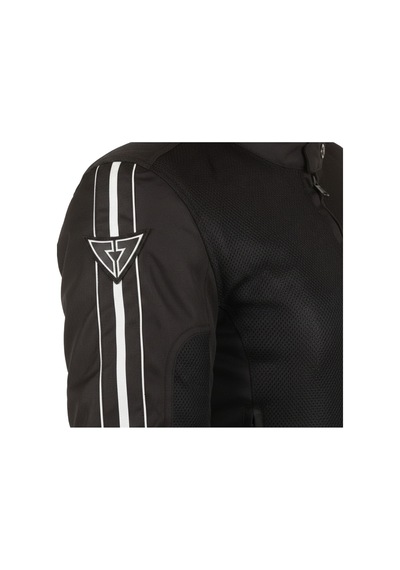 Venom Motosiklet Kadın Montu Yazlık Jessy Fileli Black Motorcu Mont